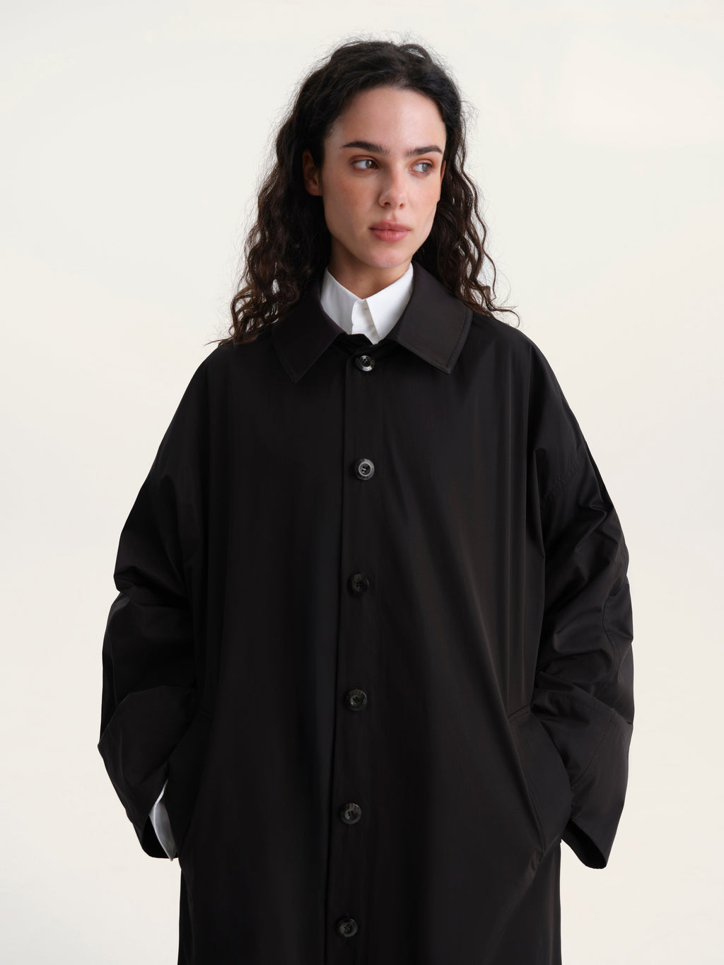 Trench Coat in Black