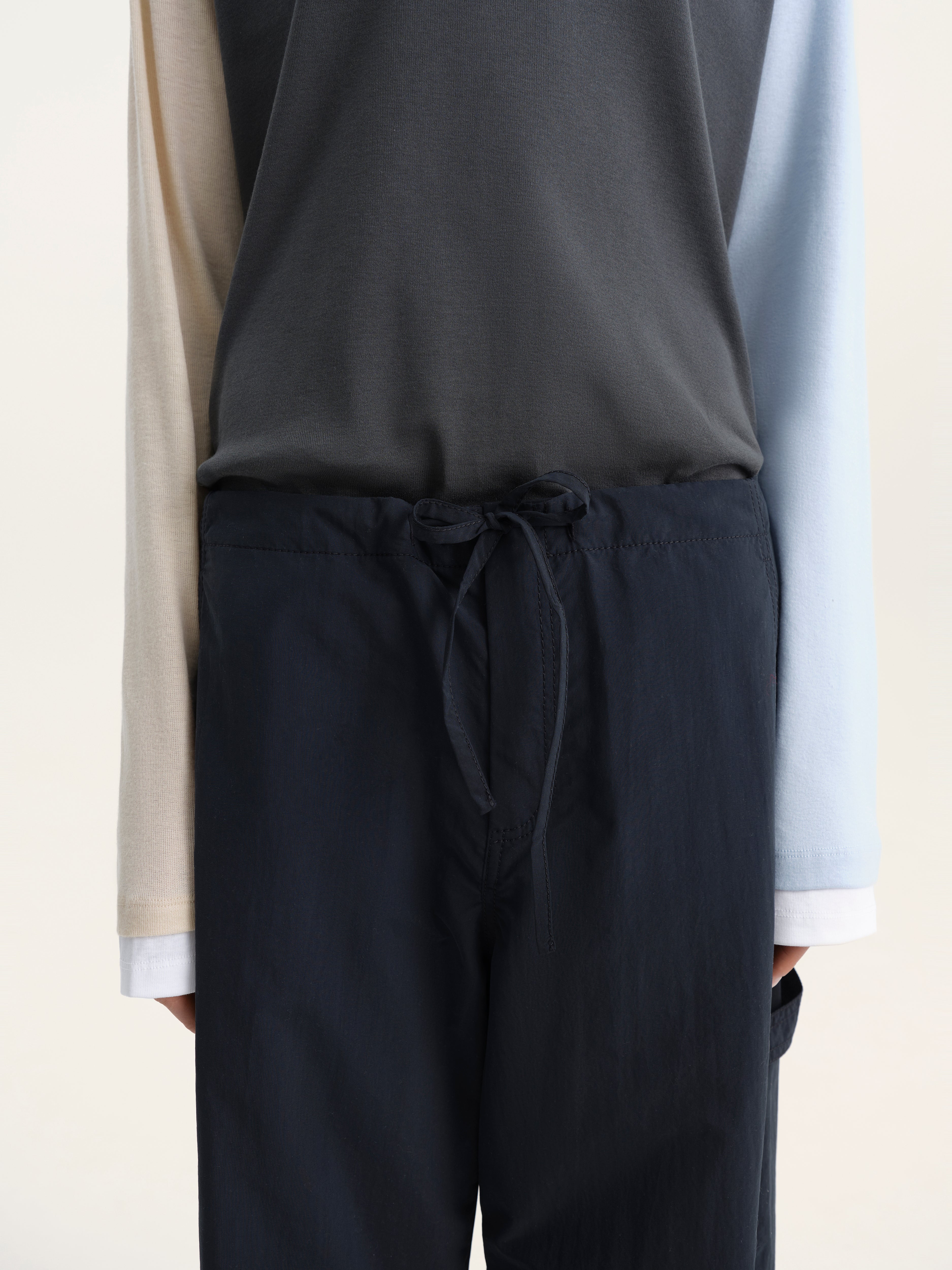 Relaxed Drawstring Trousers